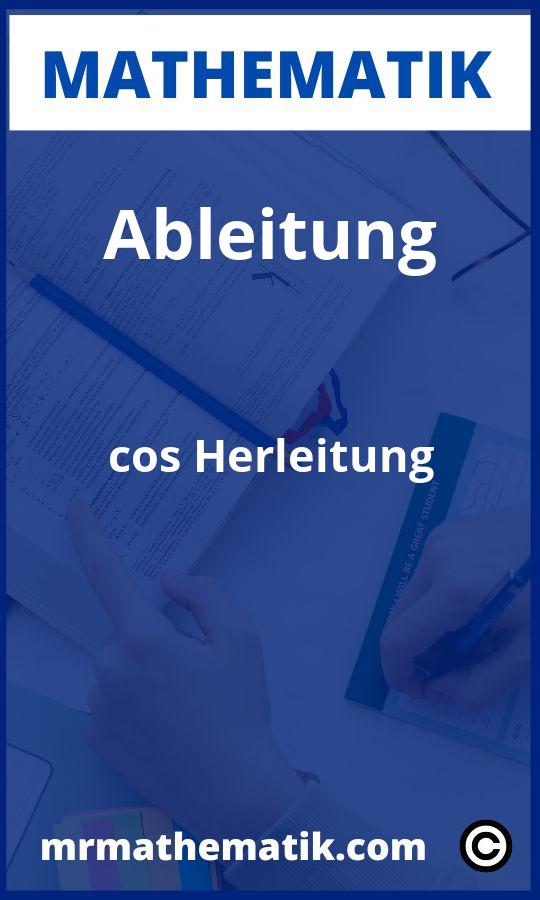 Ableitung cos Herleitung Aufgaben PDF