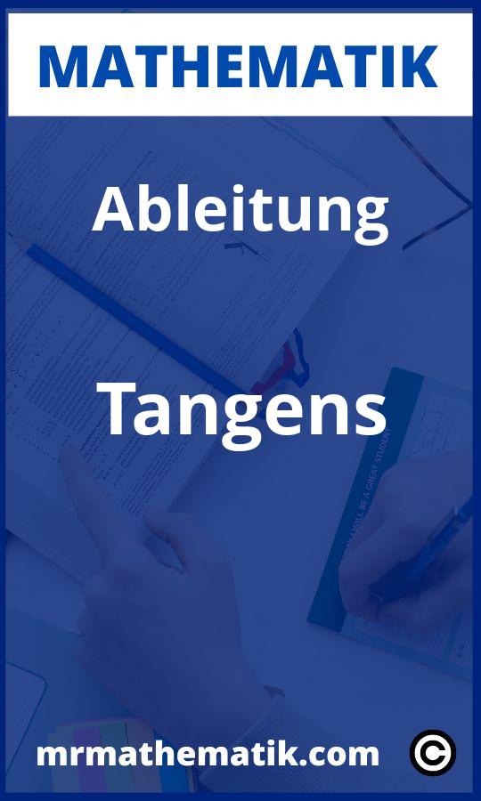 Ableitung Tangens Aufgaben PDF