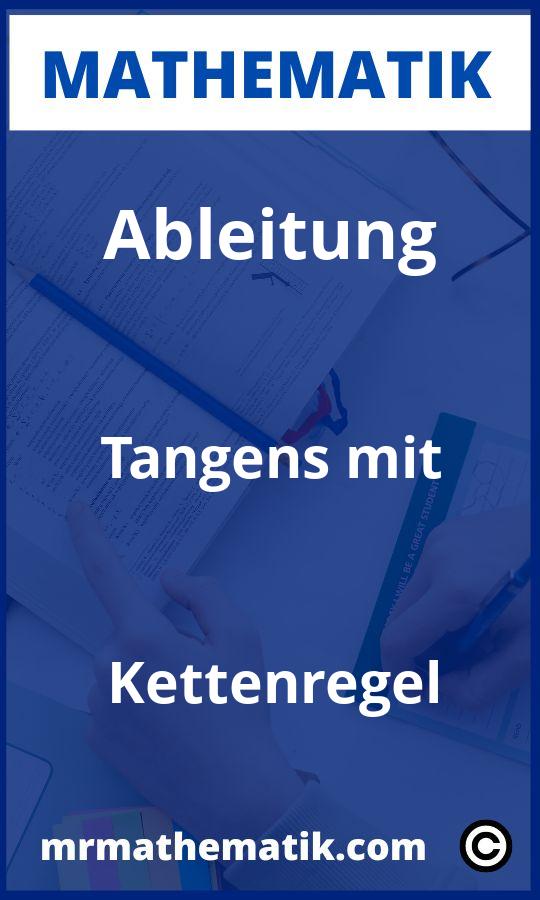 Ableitung Tangens mit Kettenregel Aufgaben PDF