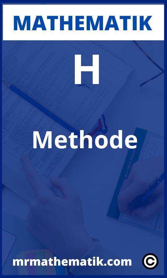 h Methode Aufgaben PDF