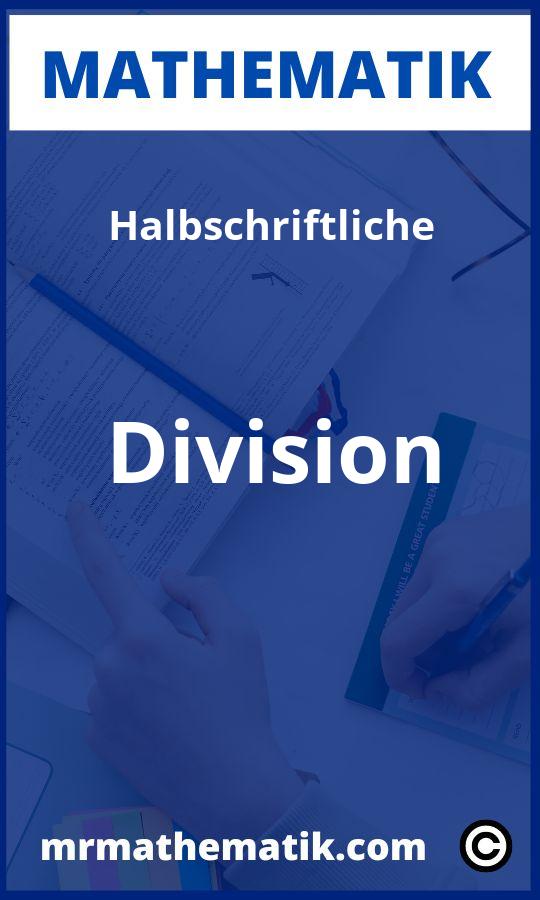 Halbschriftliche Division Aufgaben PDF