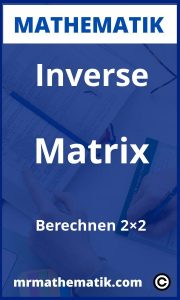 Inverse Matrix berechnen 2×2 | Aufgaben und Übungen mit Lösungen