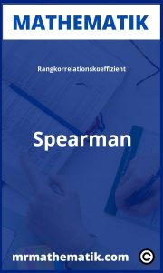 Rangkorrelationskoeffizient Spearman | Übungen und Aufgaben mit Lösungen