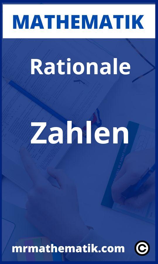 Rationale Zahlen Aufgaben PDF