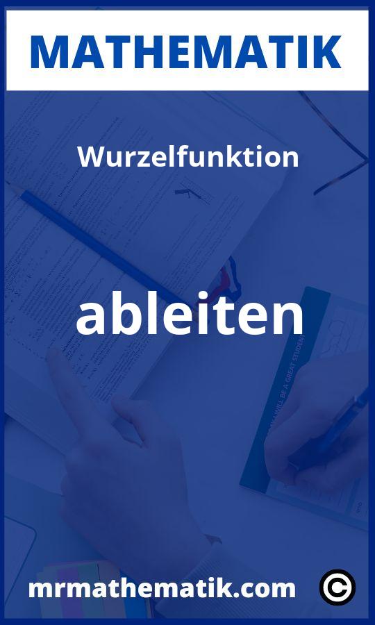 Wurzelfunktion ableiten Aufgaben PDF